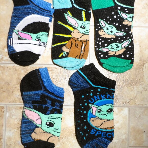 Set -Baby Yoda The Mandalorian Force, 5pcs socks , bag. - Picture 6 of 14